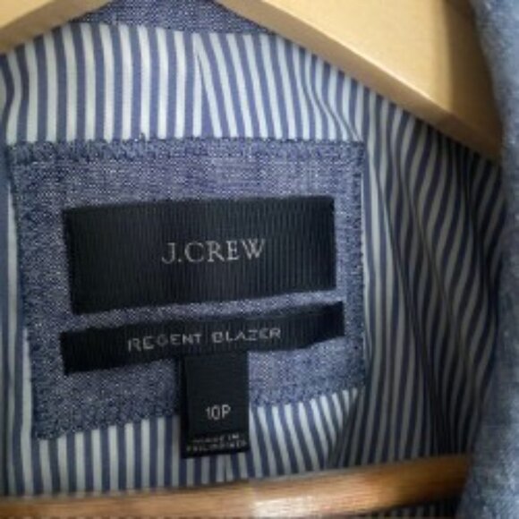 J. Crew Regent Blazer in Chambray 10P - Picture 3 of 6